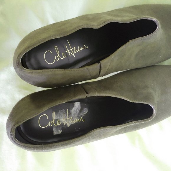 Cole Haan Nike Air Olive Platform Heeled Booties - Picture 7 of 7